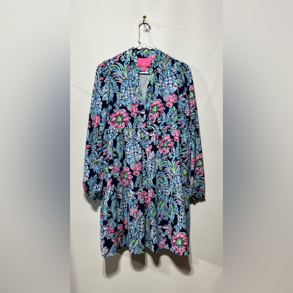 Lilly Pulitzer Winona‎ Dress In Pineapple Paradise Print Size XS NWOT